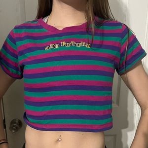 ODD FUTURE crop tee
